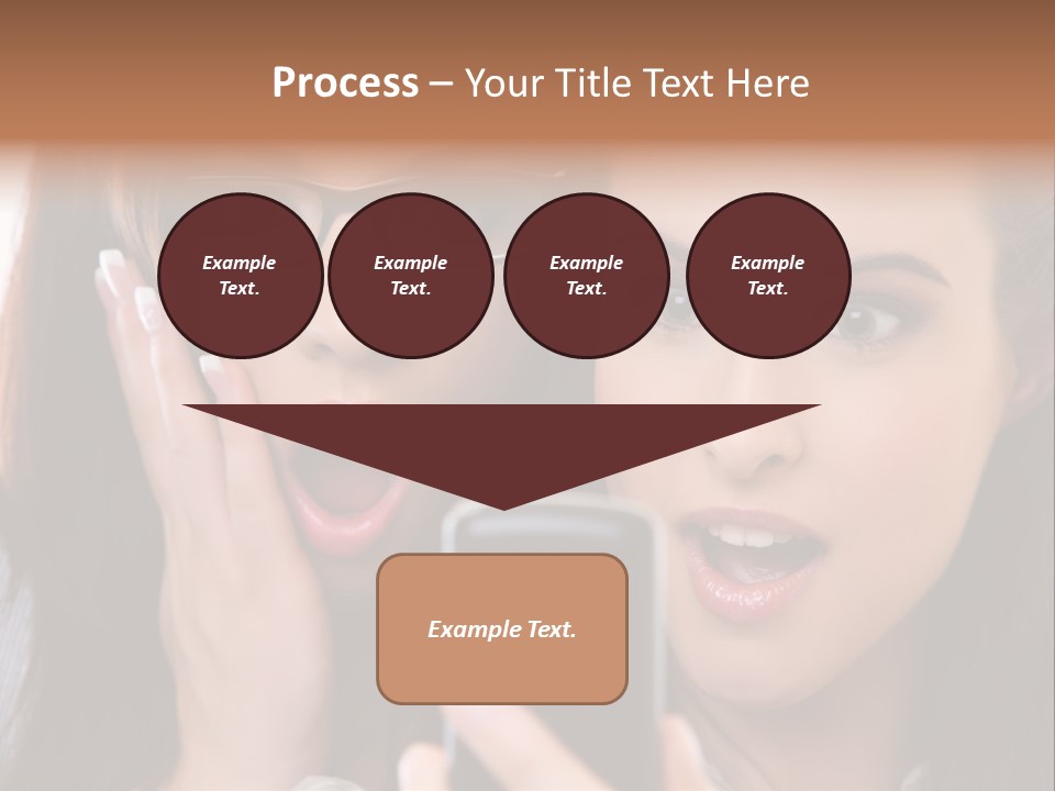 Caucasian People Young PowerPoint Template