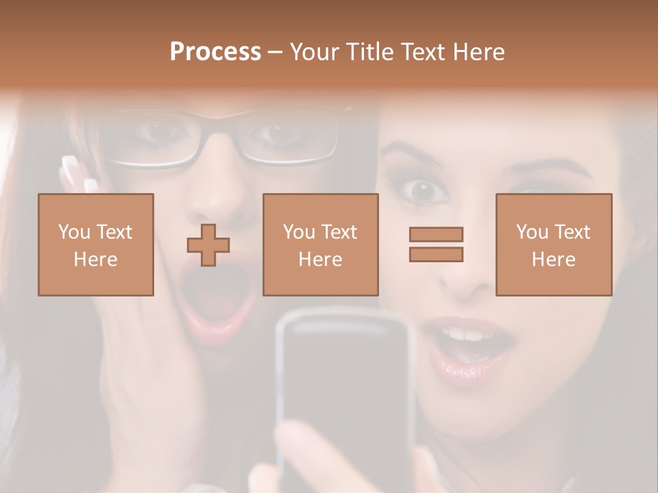 Caucasian People Young PowerPoint Template