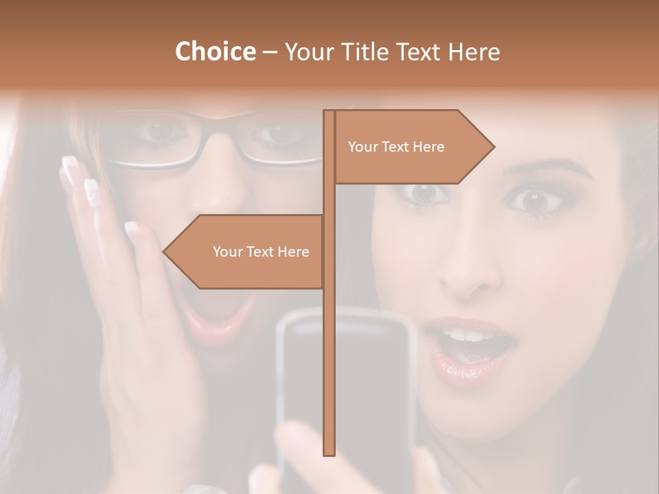 Caucasian People Young PowerPoint Template