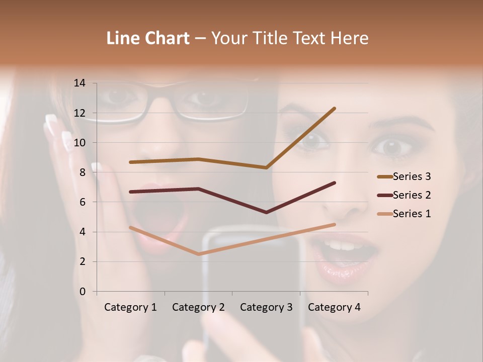 Caucasian People Young PowerPoint Template