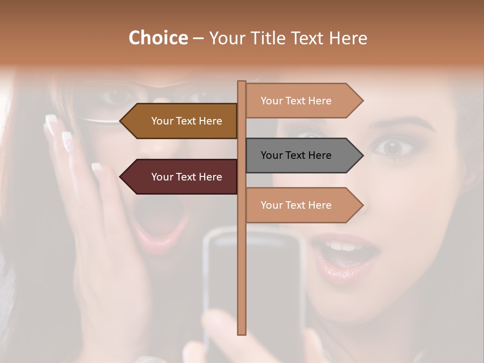 Caucasian People Young PowerPoint Template