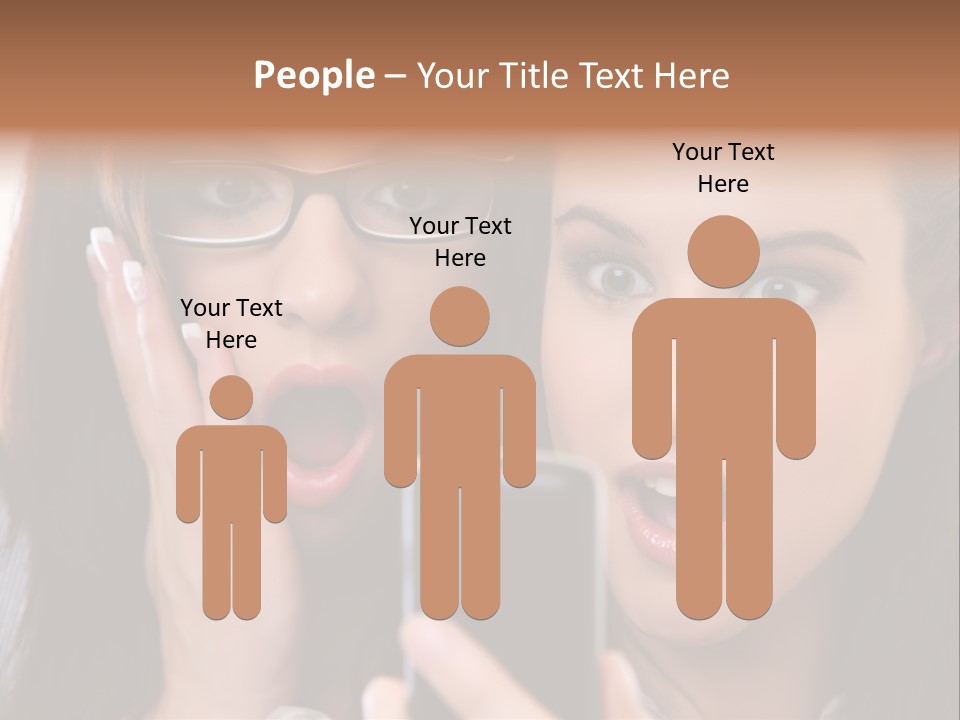 Caucasian People Young PowerPoint Template