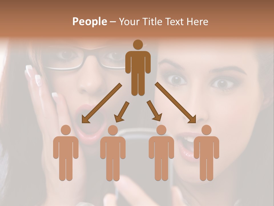 Caucasian People Young PowerPoint Template