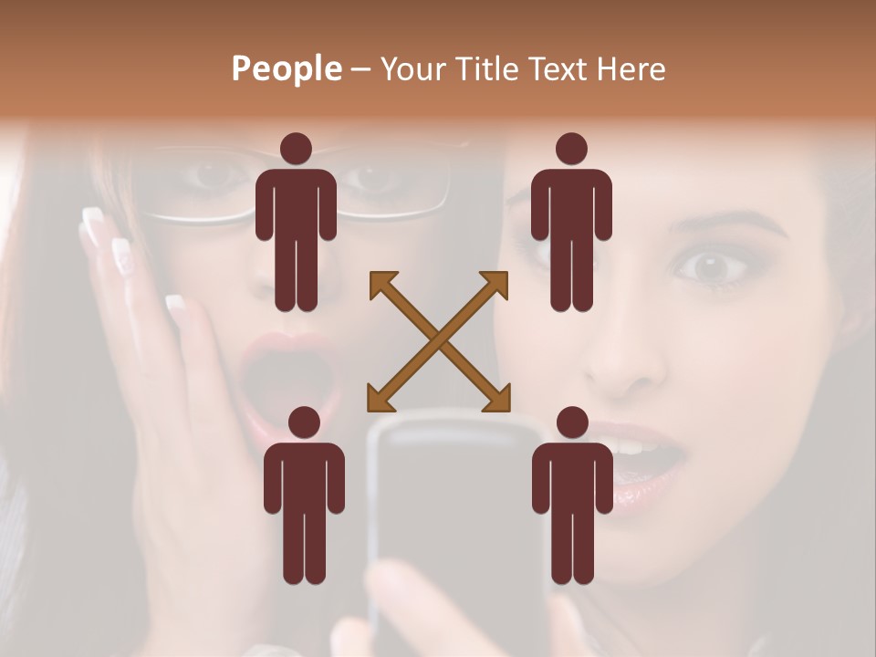 Caucasian People Young PowerPoint Template