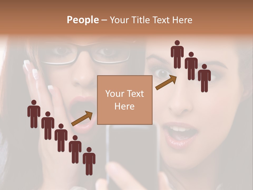 Caucasian People Young PowerPoint Template