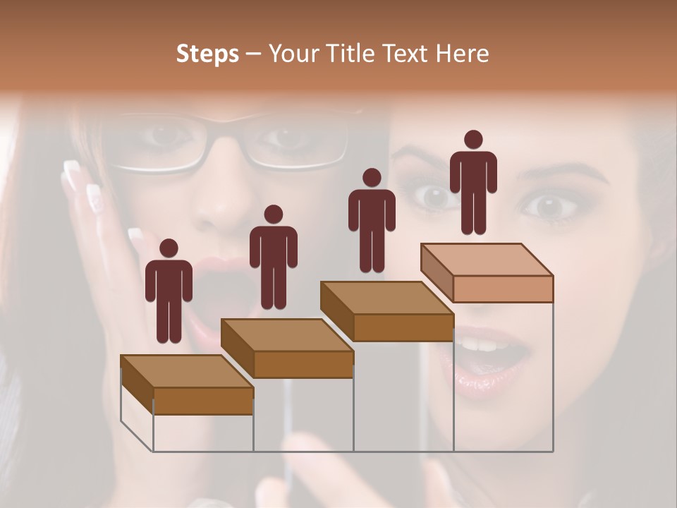 Caucasian People Young PowerPoint Template