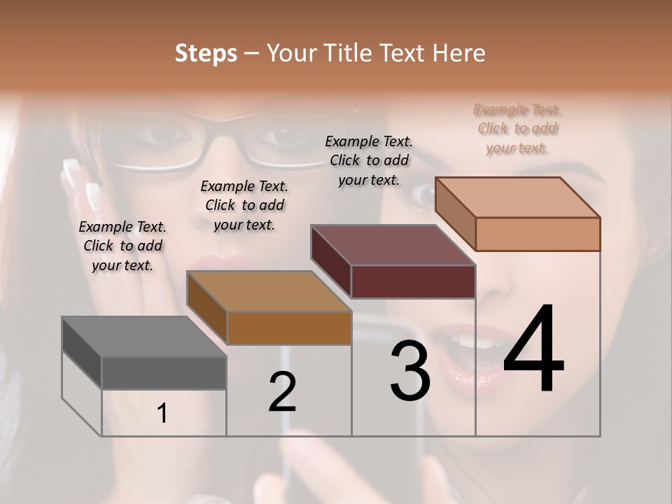 Caucasian People Young PowerPoint Template