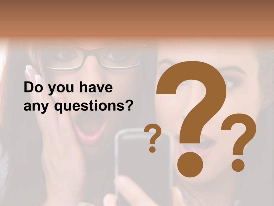 Caucasian People Young PowerPoint Template