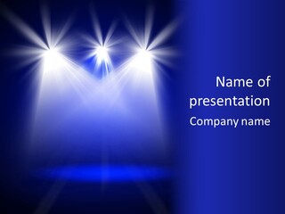 Theater Open Sing PowerPoint Template