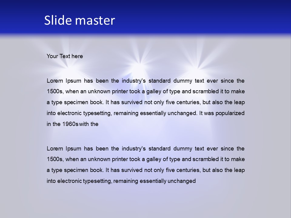 Theater Open Sing PowerPoint Template