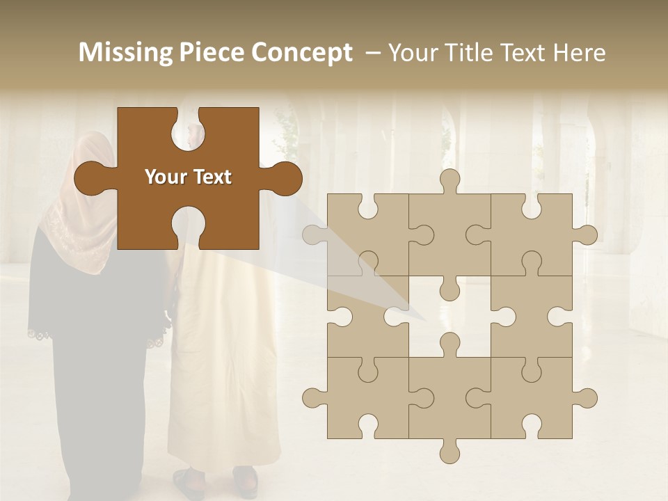 Marriage Islam Together PowerPoint Template