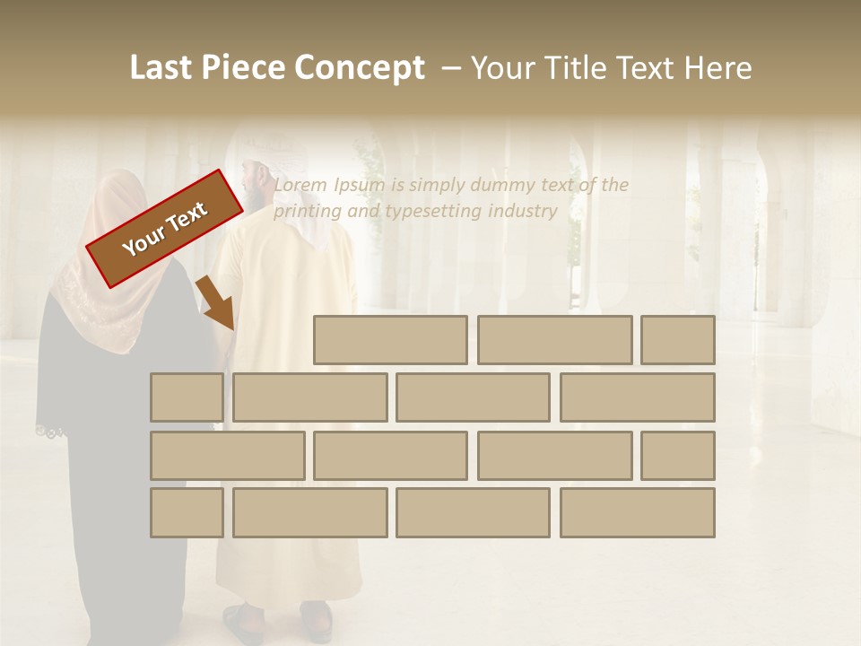 Marriage Islam Together PowerPoint Template