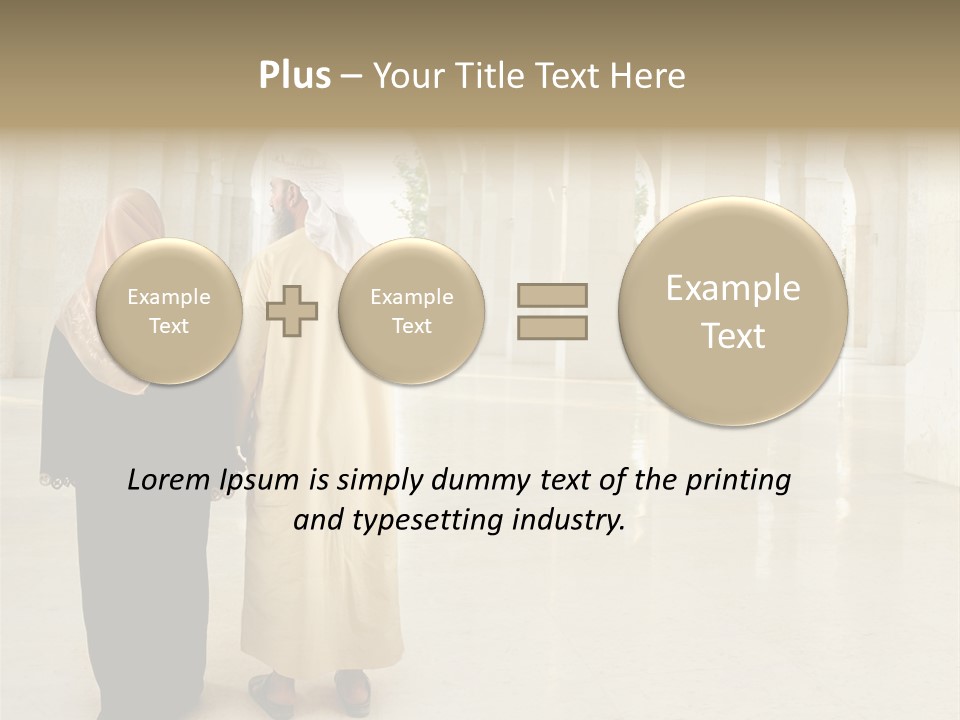 Marriage Islam Together PowerPoint Template