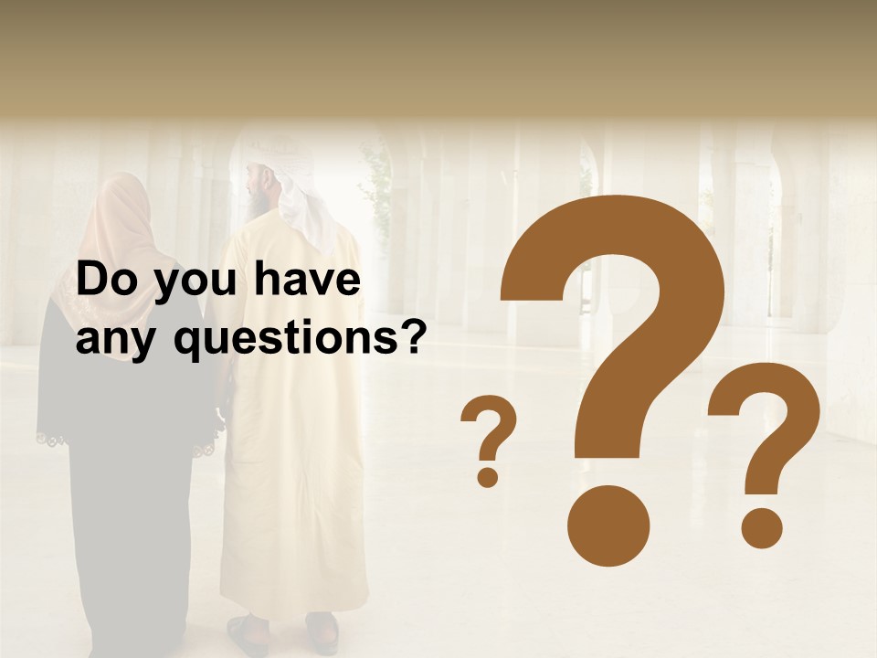 Marriage Islam Together PowerPoint Template