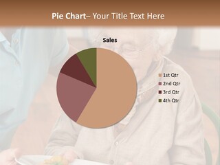 Independent Retired Female PowerPoint Template