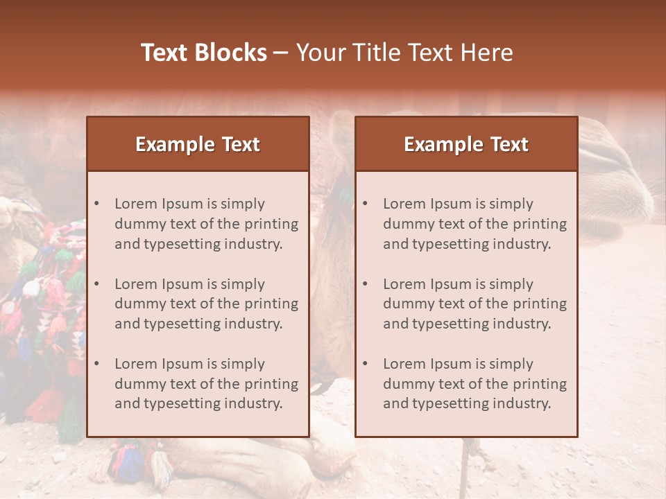 Bedouin Mountain Heritage PowerPoint Template