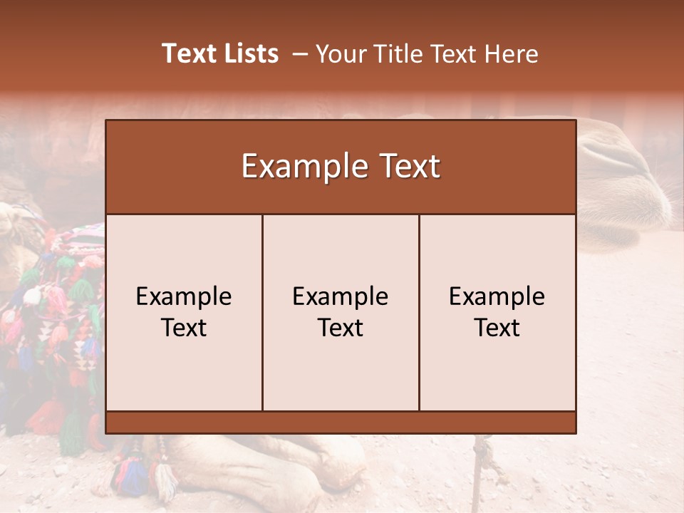 Bedouin Mountain Heritage PowerPoint Template