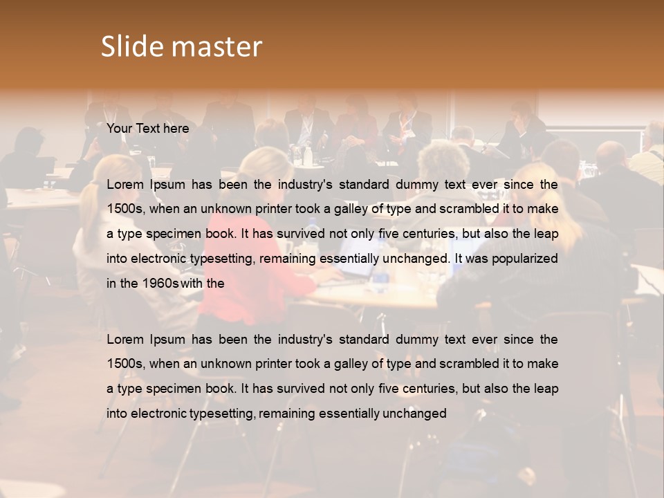 Room Session Hall PowerPoint Template