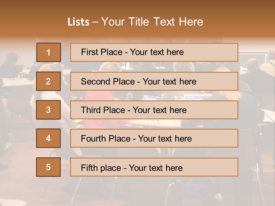 Room Session Hall PowerPoint Template