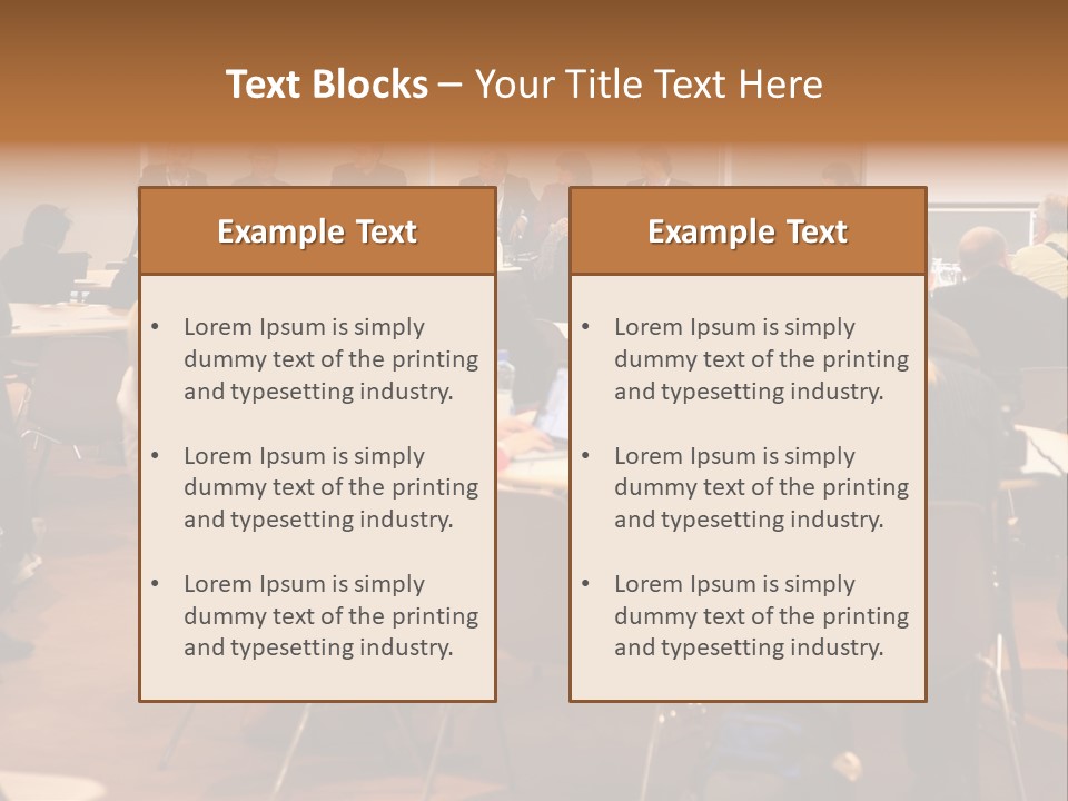 Room Session Hall PowerPoint Template