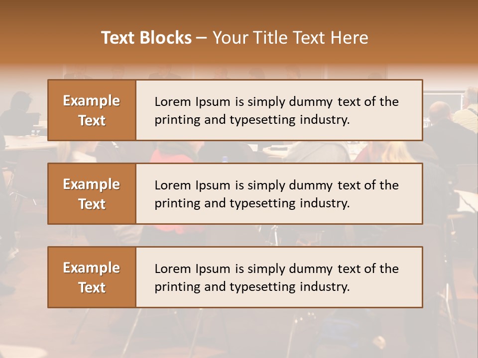 Room Session Hall PowerPoint Template