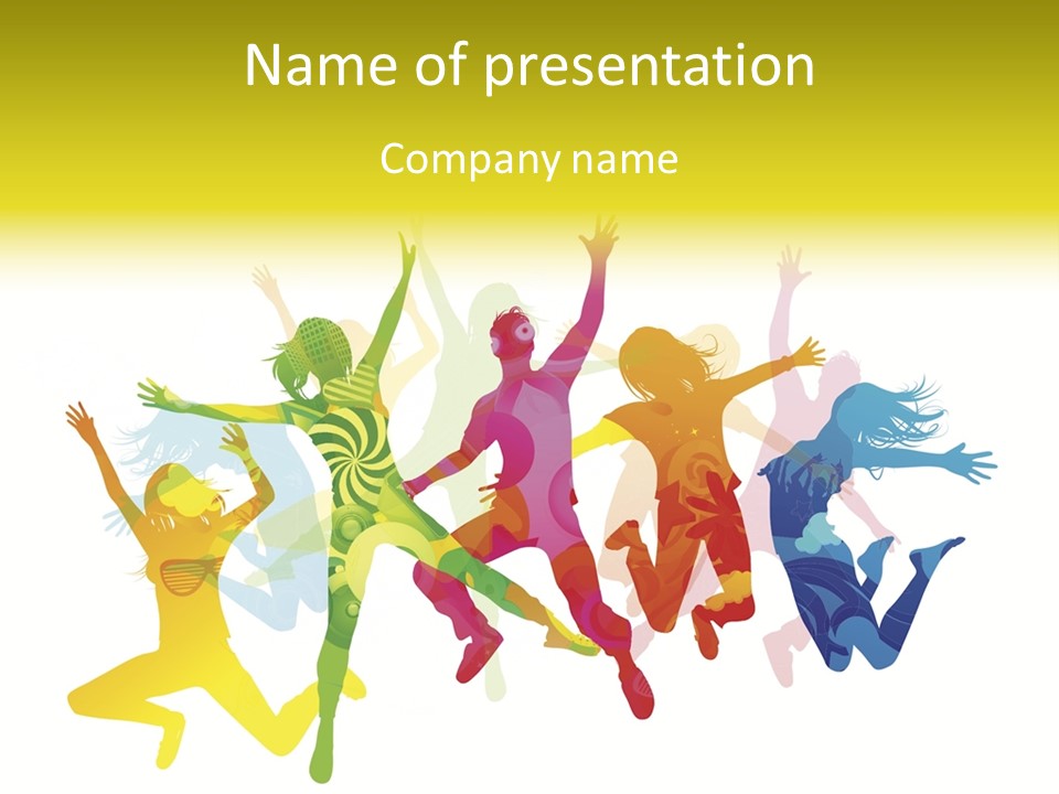 Happy Fresh Joy PowerPoint Template