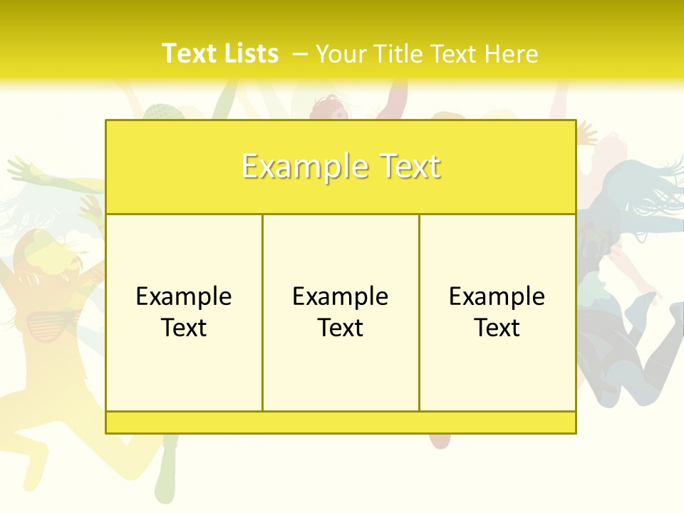 Happy Fresh Joy PowerPoint Template