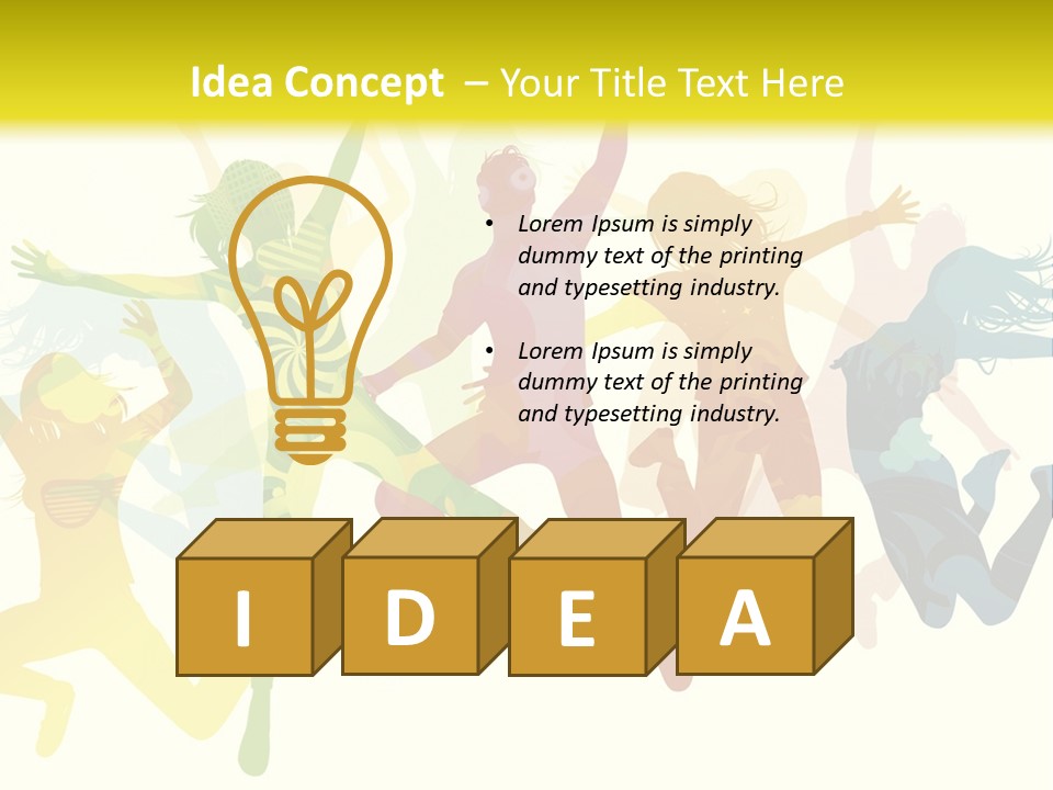 Happy Fresh Joy PowerPoint Template