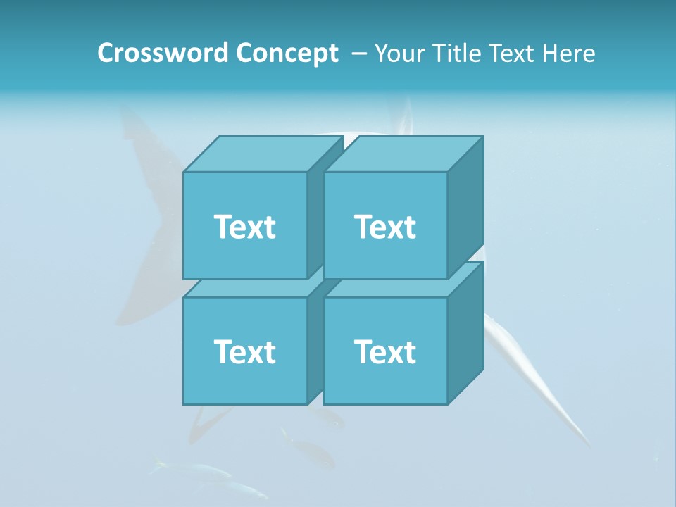 Marine Carcharodon Undersea PowerPoint Template