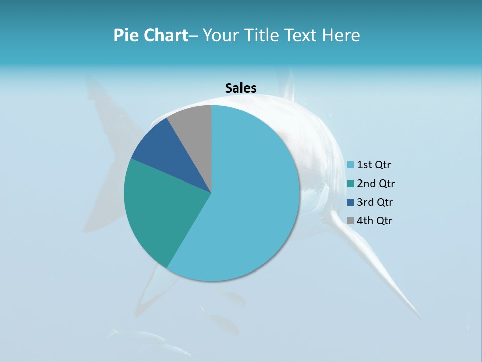 Marine Carcharodon Undersea PowerPoint Template