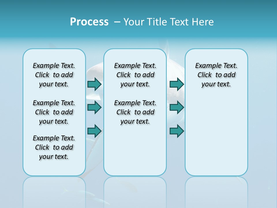 Marine Carcharodon Undersea PowerPoint Template