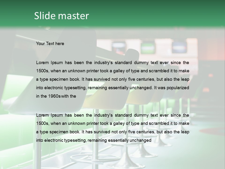 Metal Neon High PowerPoint Template