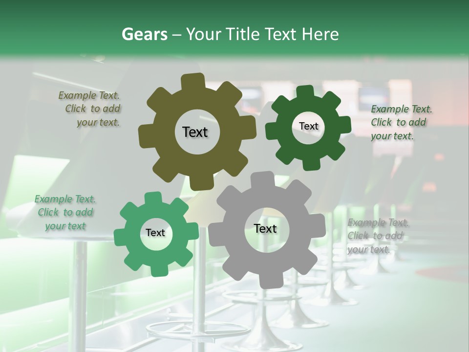 Metal Neon High PowerPoint Template