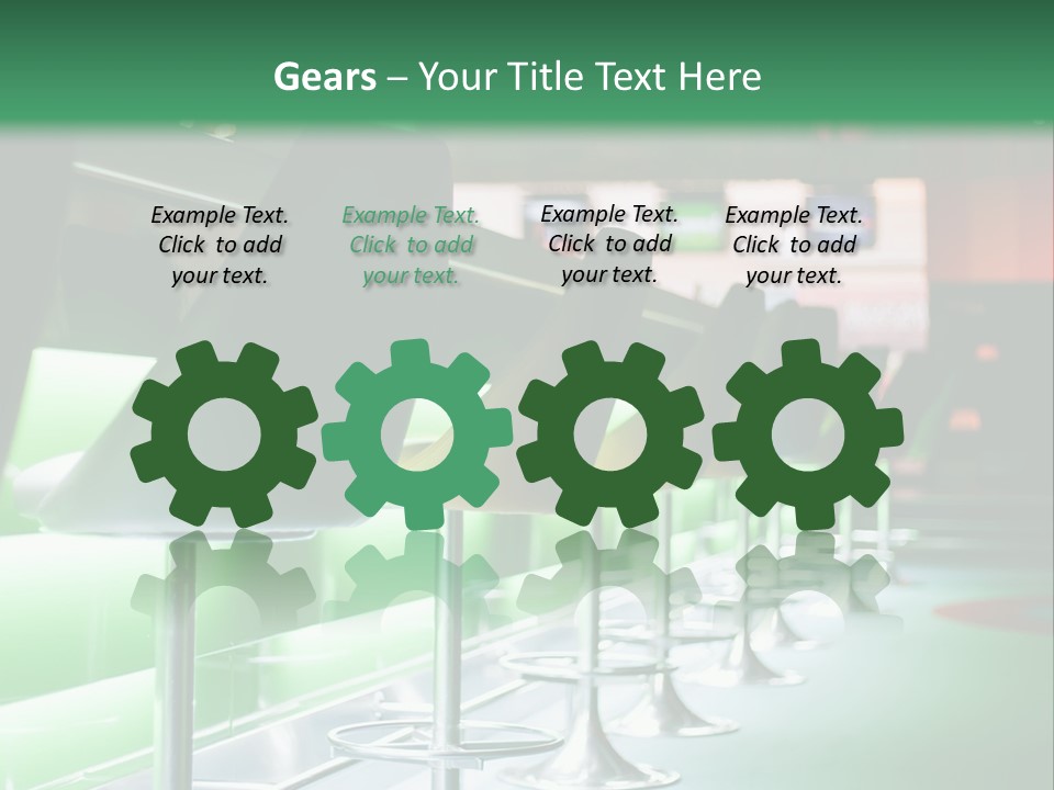 Metal Neon High PowerPoint Template