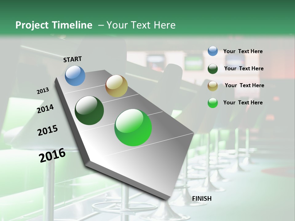 Metal Neon High PowerPoint Template