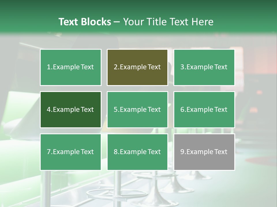 Metal Neon High PowerPoint Template