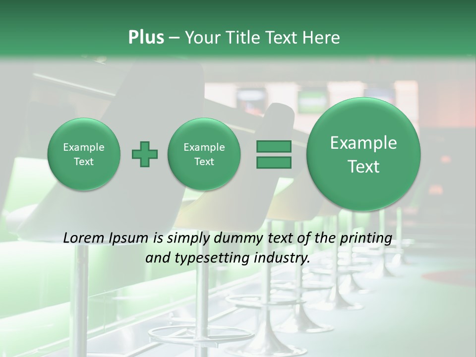 Metal Neon High PowerPoint Template