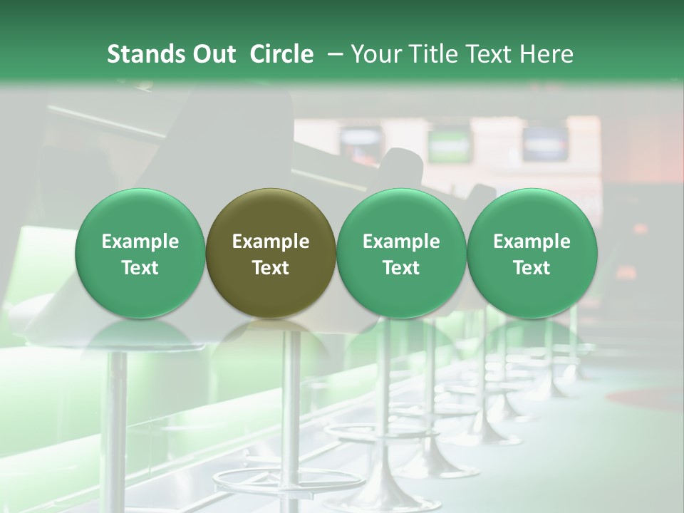 Metal Neon High PowerPoint Template