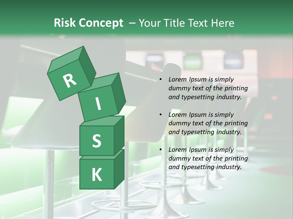 Metal Neon High PowerPoint Template