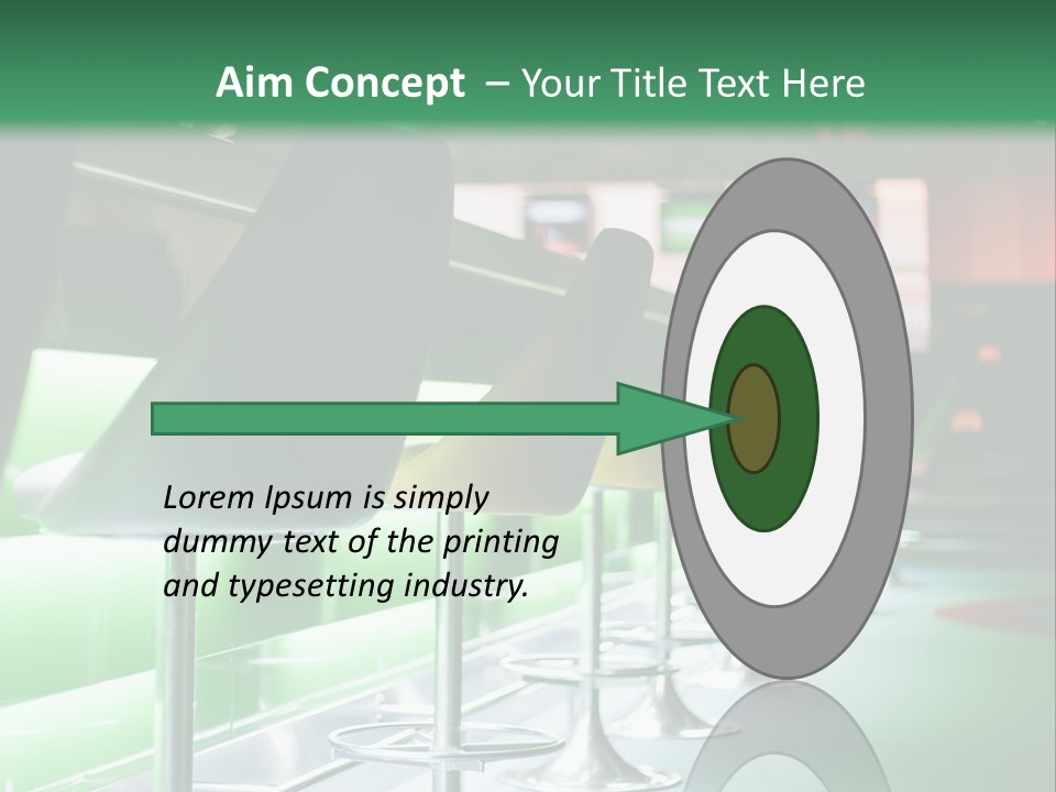 Metal Neon High PowerPoint Template