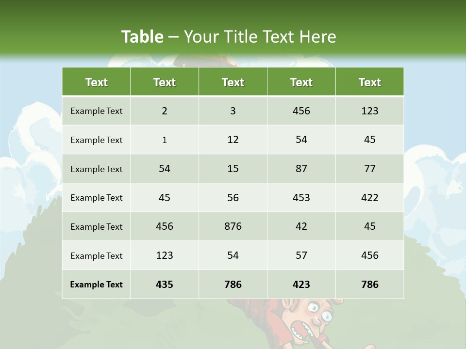 Girl Well Water PowerPoint Template