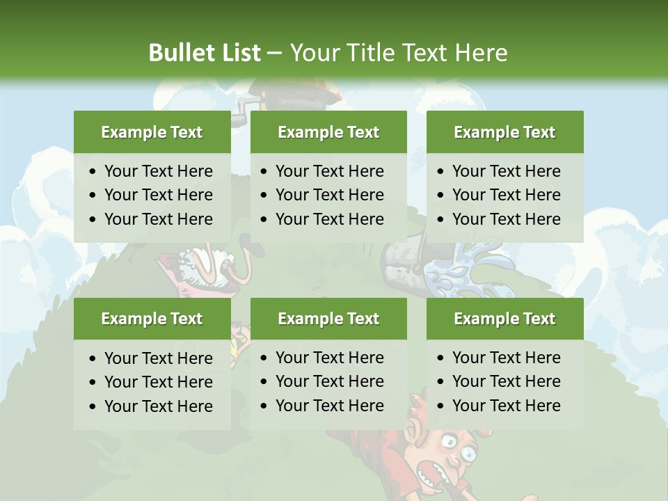 Girl Well Water PowerPoint Template