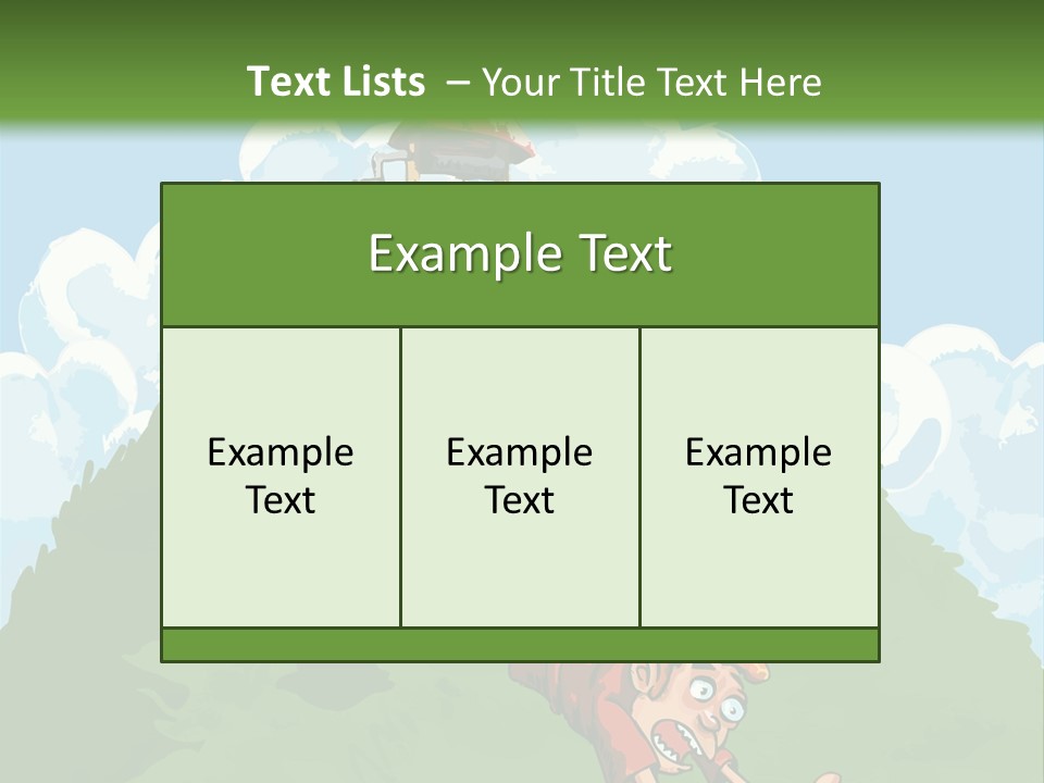 Girl Well Water PowerPoint Template