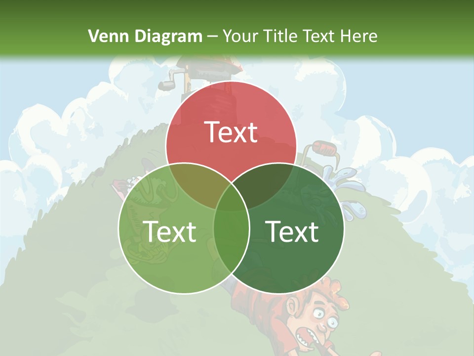 Girl Well Water PowerPoint Template