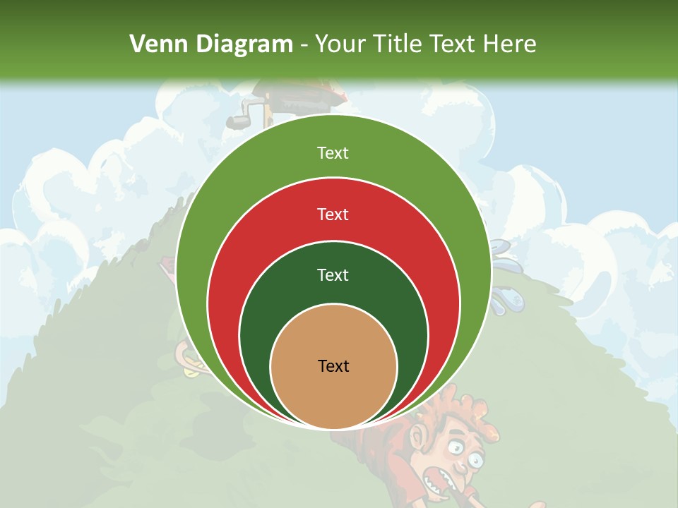 Girl Well Water PowerPoint Template