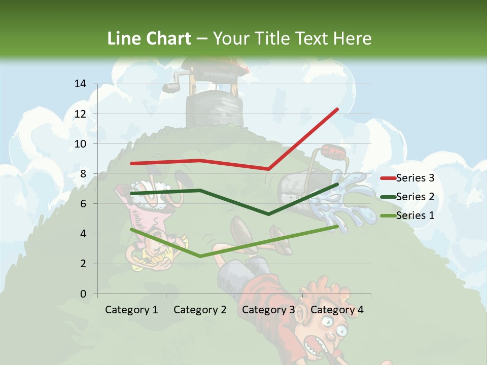 Girl Well Water PowerPoint Template