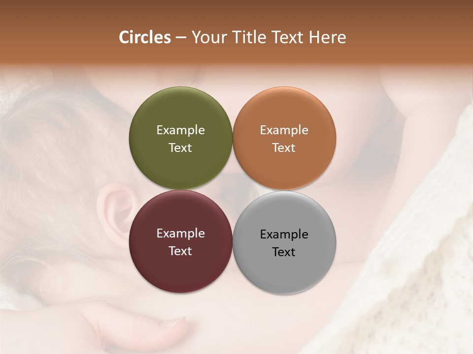 Drink Comfort Breastfeeding PowerPoint Template