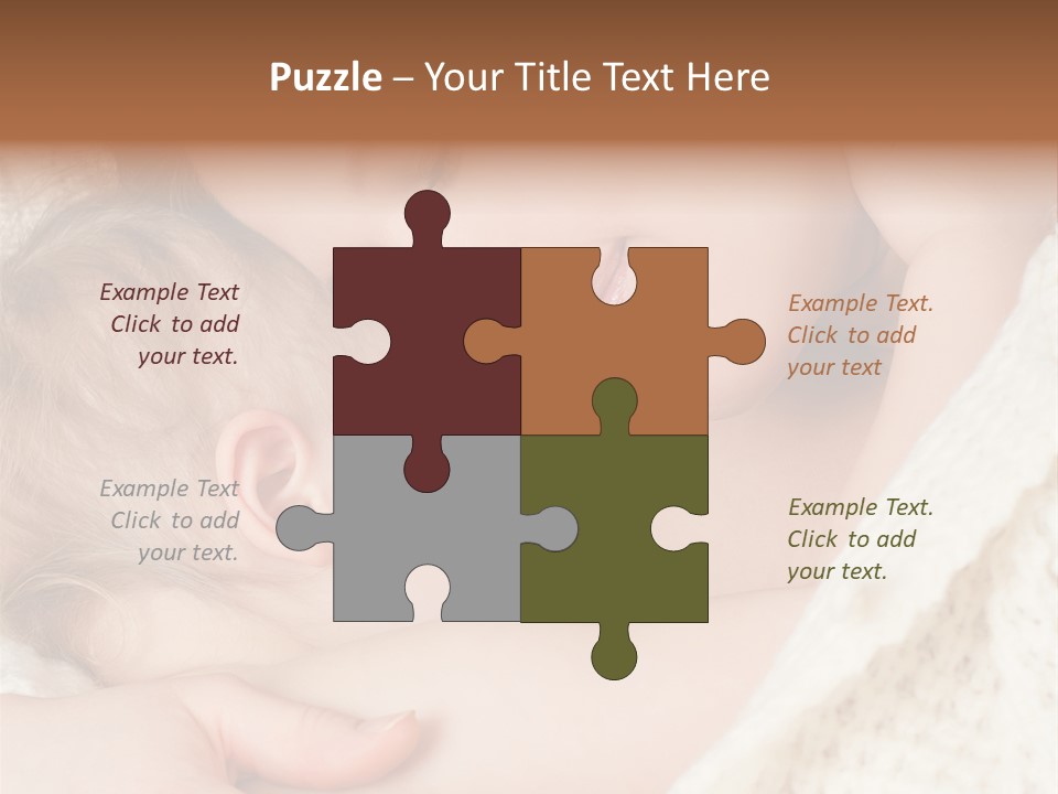 Drink Comfort Breastfeeding PowerPoint Template