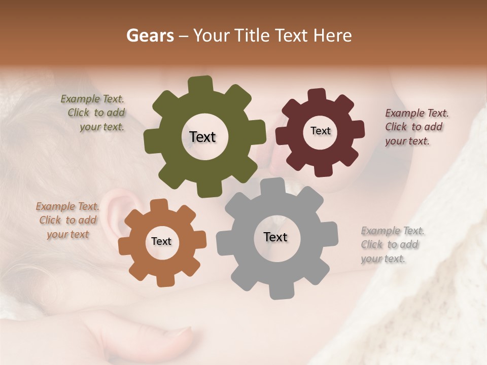 Drink Comfort Breastfeeding PowerPoint Template