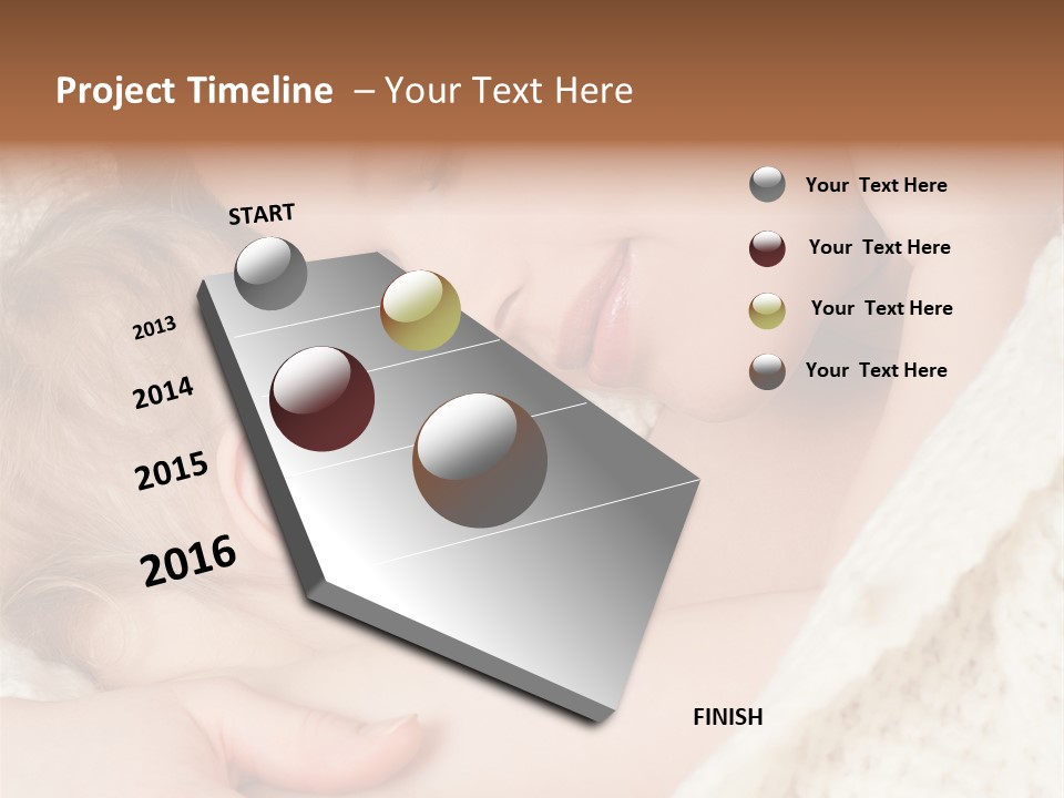 Drink Comfort Breastfeeding PowerPoint Template